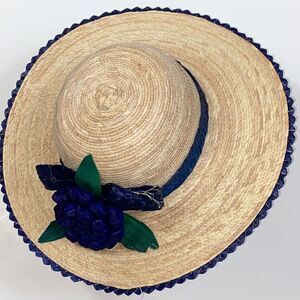 Handmade Straw Women Mexican Hat